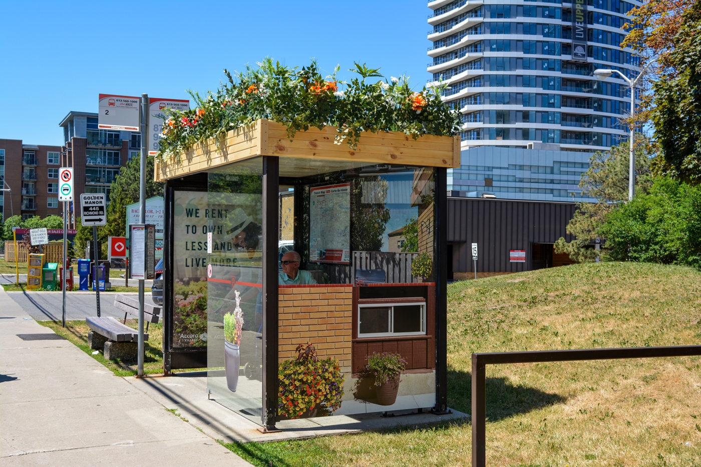 Accora Village - Street Furniture - Decorative Transit Shelter (Ottawa, Ontario)