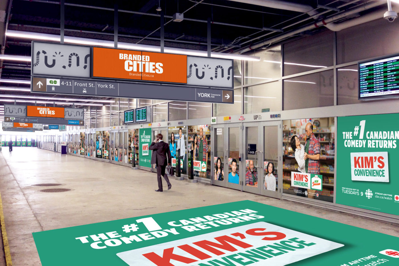 CBC - Kim's Convenience - Union Station - York St. Teamway (Toronto, Ontario)